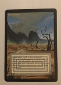 Full new art alter on a revised dual, based on the artwork from the MTGO cube