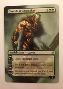 Garruk in the mist, hand painted and airbrushed 