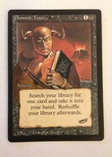 An alter which is extremely close to my heart - black bordered and featuring a pop out, the demon is holding a copy of The Lord of the Rings